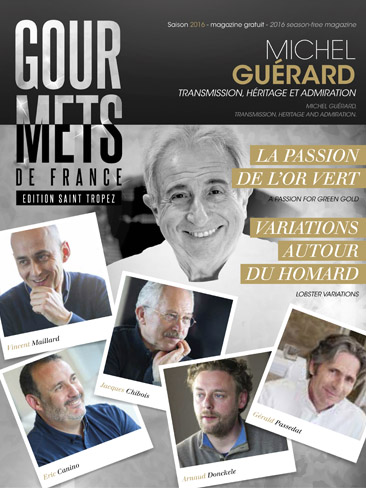 couverture du magazine gourmets de france edition saint tropez 4